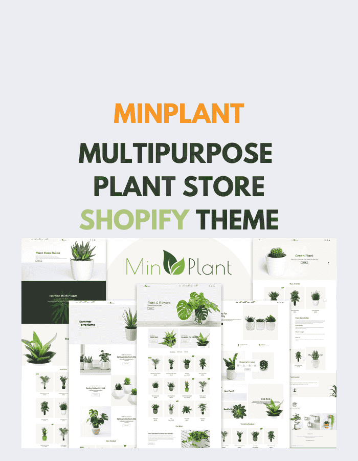 MinPlant - MultiPurpose Plant Store Shopify Theme