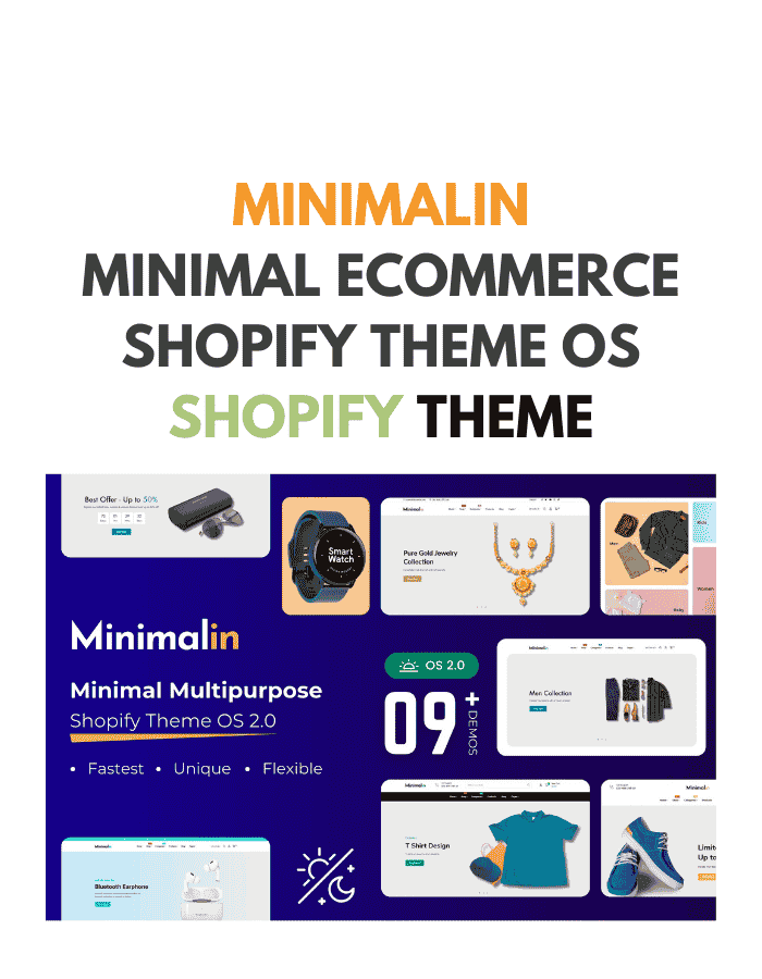 Minimalin - Minimal eCommerce Shopify Theme OS