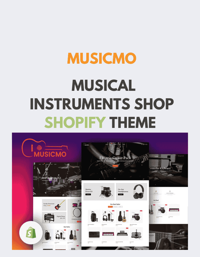 Musicmo - Musical Instruments Shop Shopify Theme
