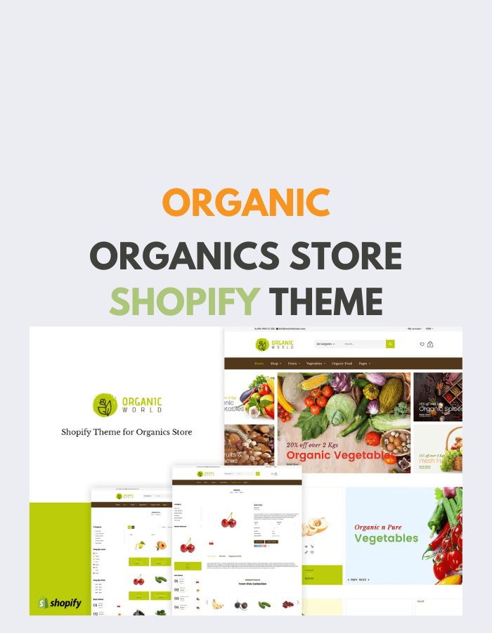 Organic | Shopify Theme for Organics Store
