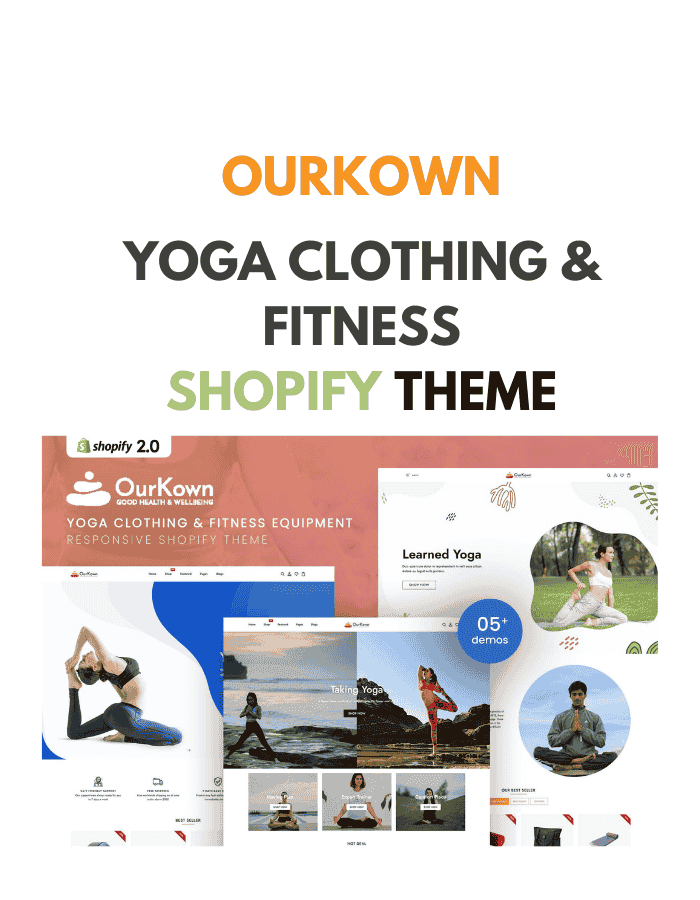 Ourkown - Yoga Clothing & Fitness Shopify Theme