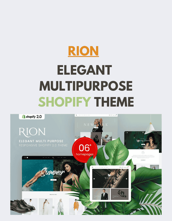 Rion – Elegant MultiPurpose Shopify Theme