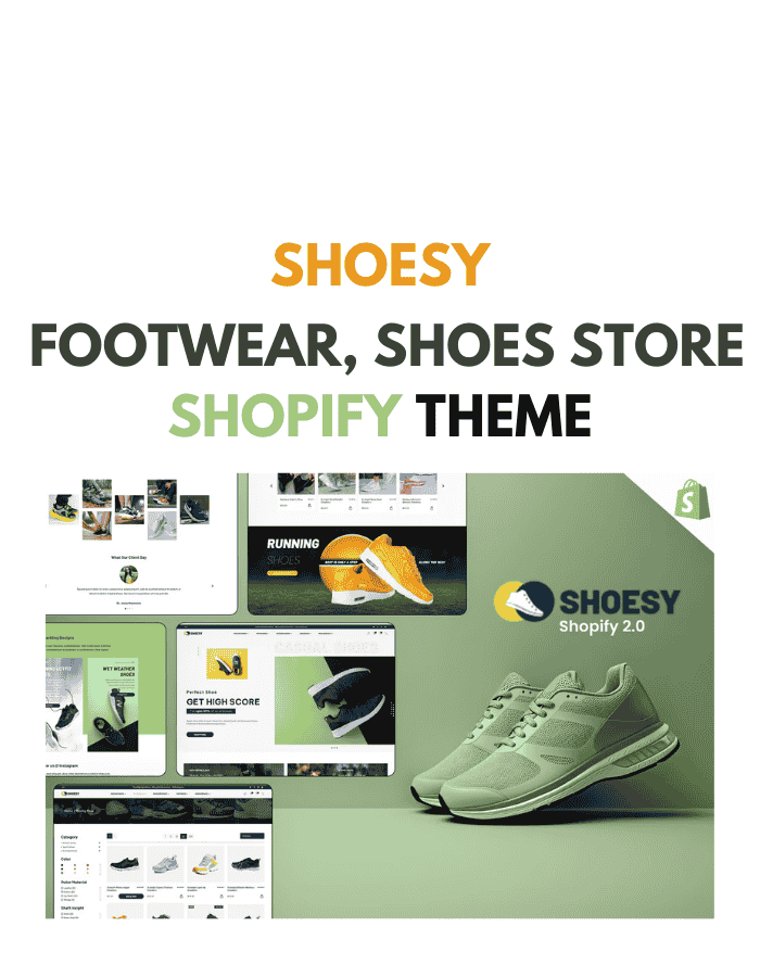 Shoesy - Footwear, Shoes Store Shopify Theme
