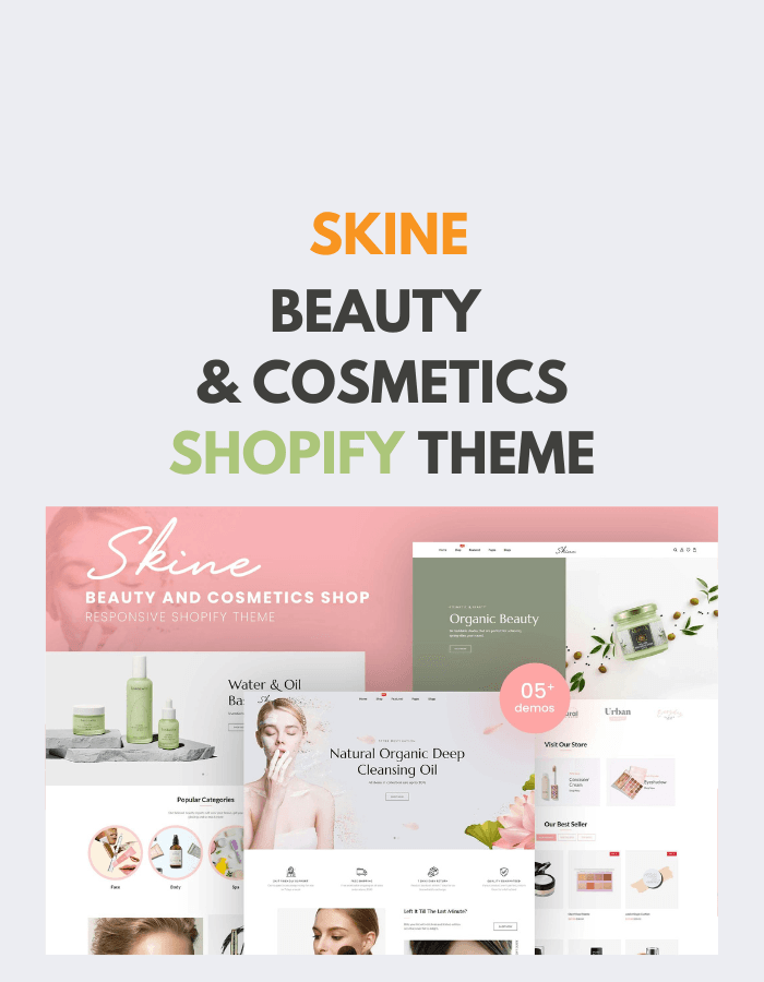 Skine - Beauty & Cosmetics Shop Shopify Theme