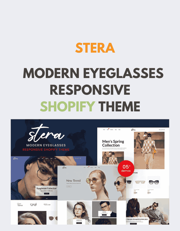 Stera – Modern EyeGlasses Responsive Shopify Theme