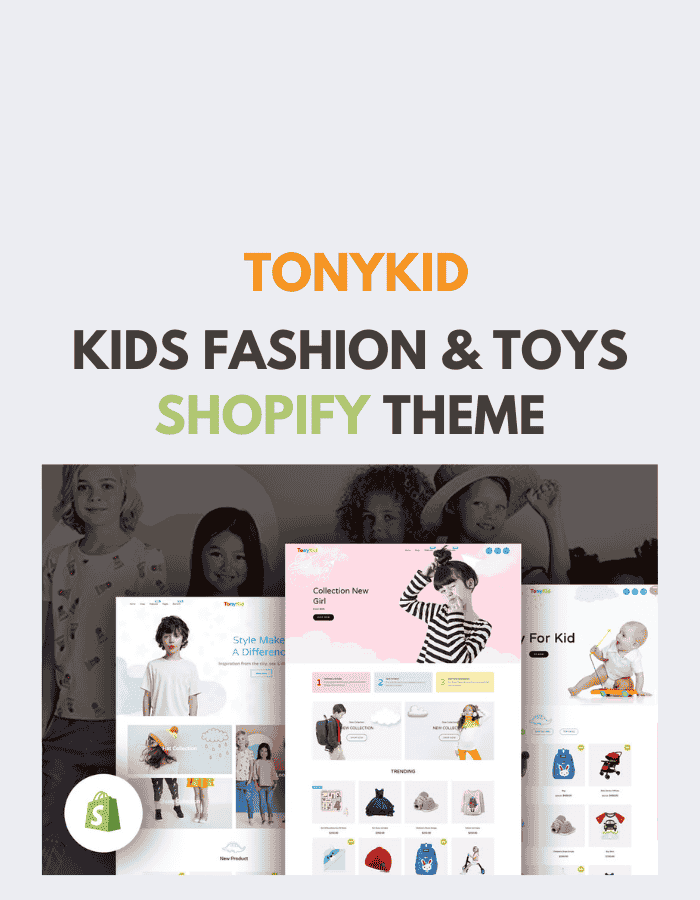 TonyKid - Kids Fashion & Toys Shopify Theme
