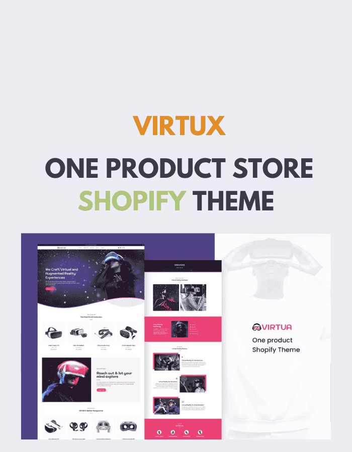Virtux - One Product Store Shopify Template