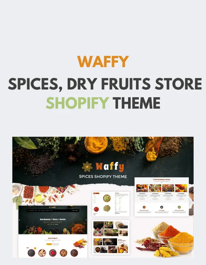 Waffy | Spices, Dry Fruits Store Shopify Theme