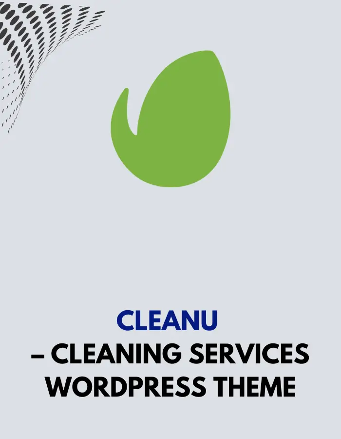 Cleanu – Cleaning Services WordPress Theme