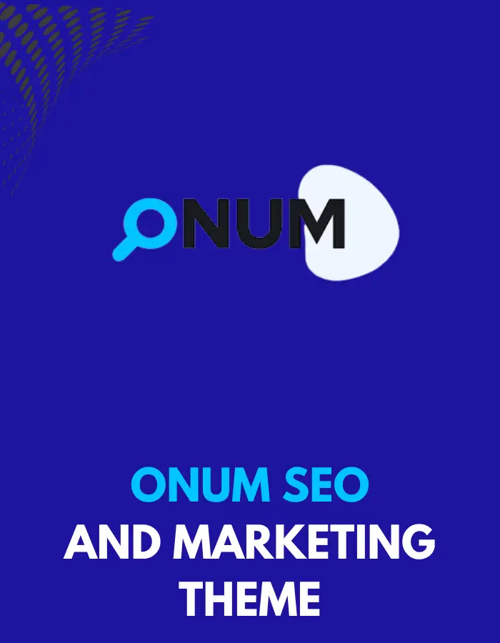 Onum SEO and Marketing Theme
