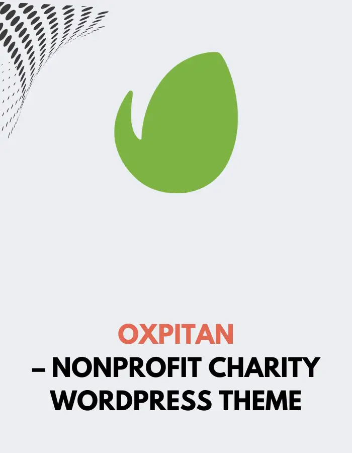 Oxpitan – Nonprofit Charity WordPress Theme