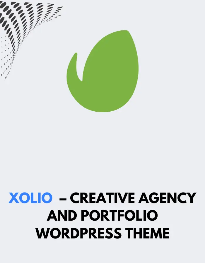 Xolio – Creative Agency and Portfolio WordPress Theme